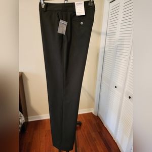 Liz Claiborne Secretly Slender Black Trousers 6P NWT